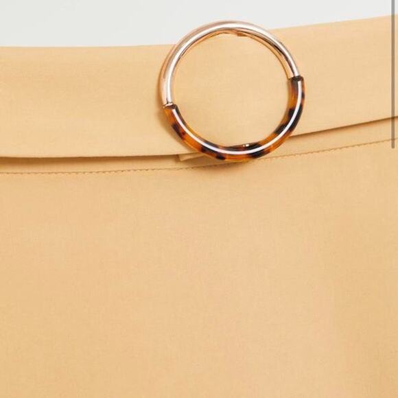 Mango Belted Front Slit Midi Skirt - Picture 4 of 11